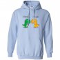 I love you this much funny t-rex Hoodie