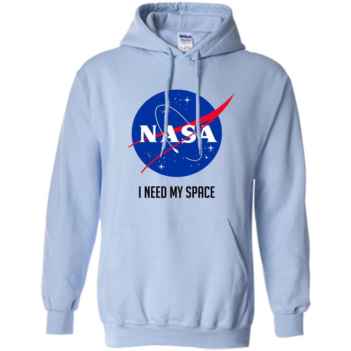 Nasa meatball logo i need my space text Hoodie