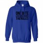 One bite everyone knows the rules text Hoodie