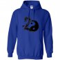 Tai chi symbol with dragon in water ink Hoodie