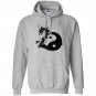 Tai chi symbol with dragon in water ink Hoodie