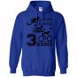 Triathlon gear funny swim bike run threesome Hoodie