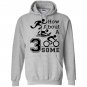 Triathlon gear funny swim bike run threesome Hoodie