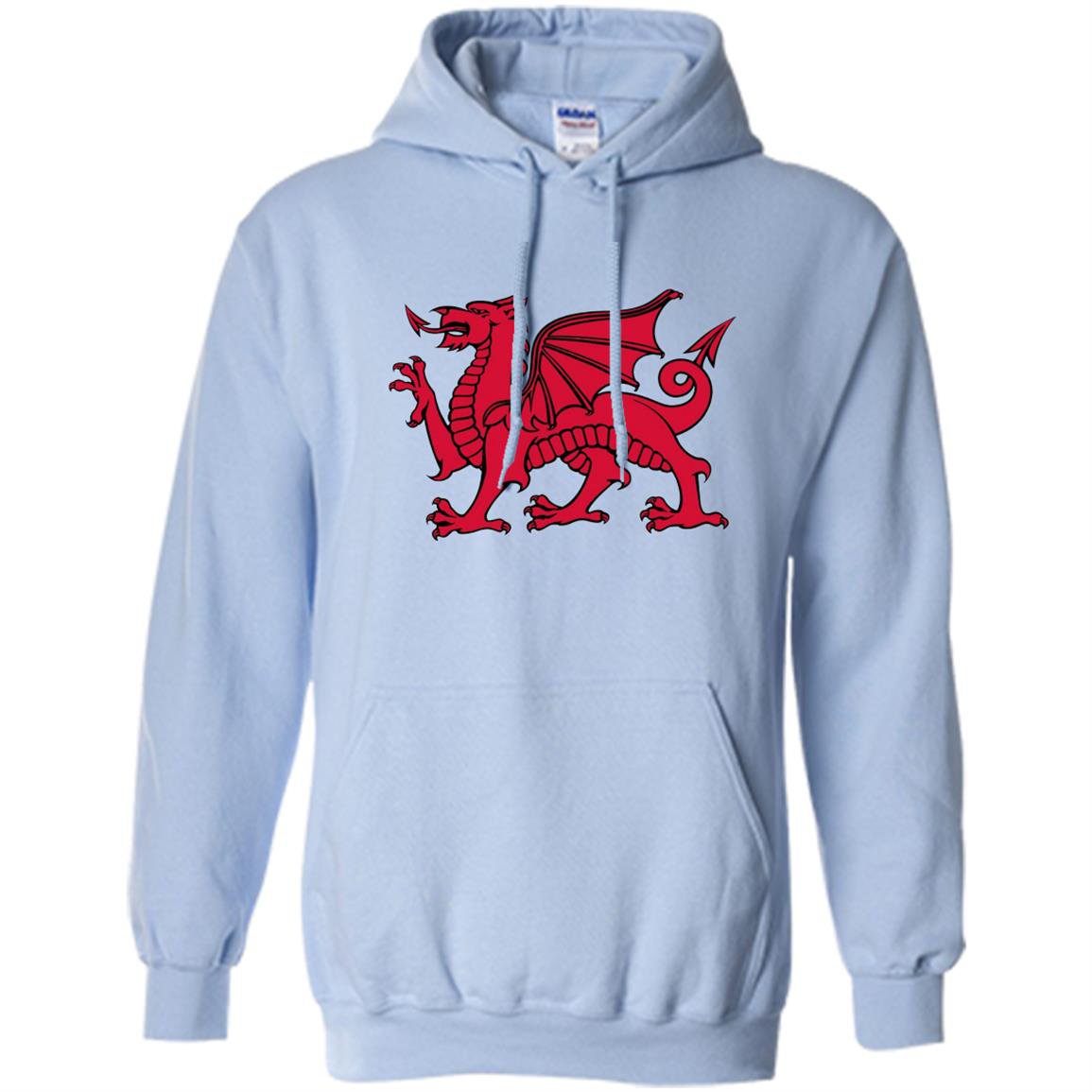 Welsh red dragon flag of wales Hoodie