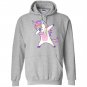 Dabbing unicorn clothes heather Hoodie