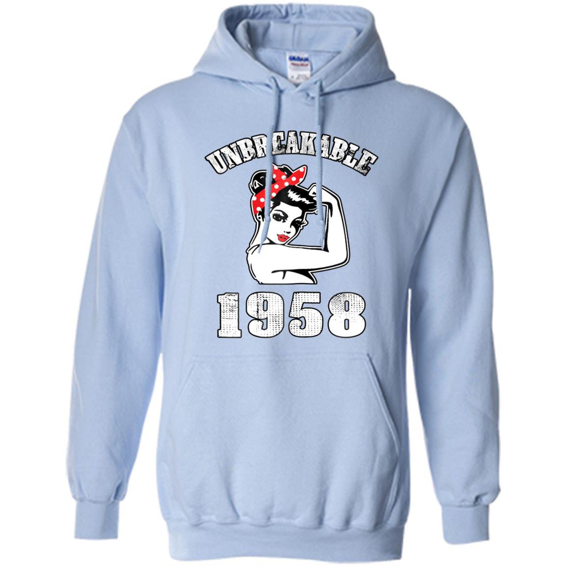 Unbreakable 1958 60th birthday gift Hoodie