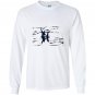 Bigfoot riding the loch ness monster sasquatch Long Sleeve
