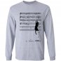 Cats playing with music notes guitar musician lover Long Sleeve