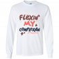 Flexin my complexion melanin poppin magic Long Sleeve