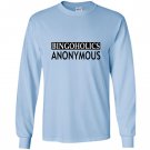 Funny bingoholic anonymous cool bingo sayings Long Sleeve