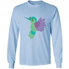 Hummingbird emoji money face Long Sleeve