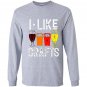 I like crafts funny vintage brewer craft beer lover Long Sleeve