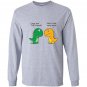 I love you this much funny t-rex Long Sleeve