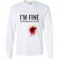 Im fine my wife has an oil for this funny essential Long Sleeve