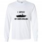 I support off shore drilling funny party boat funny Long Sleeve