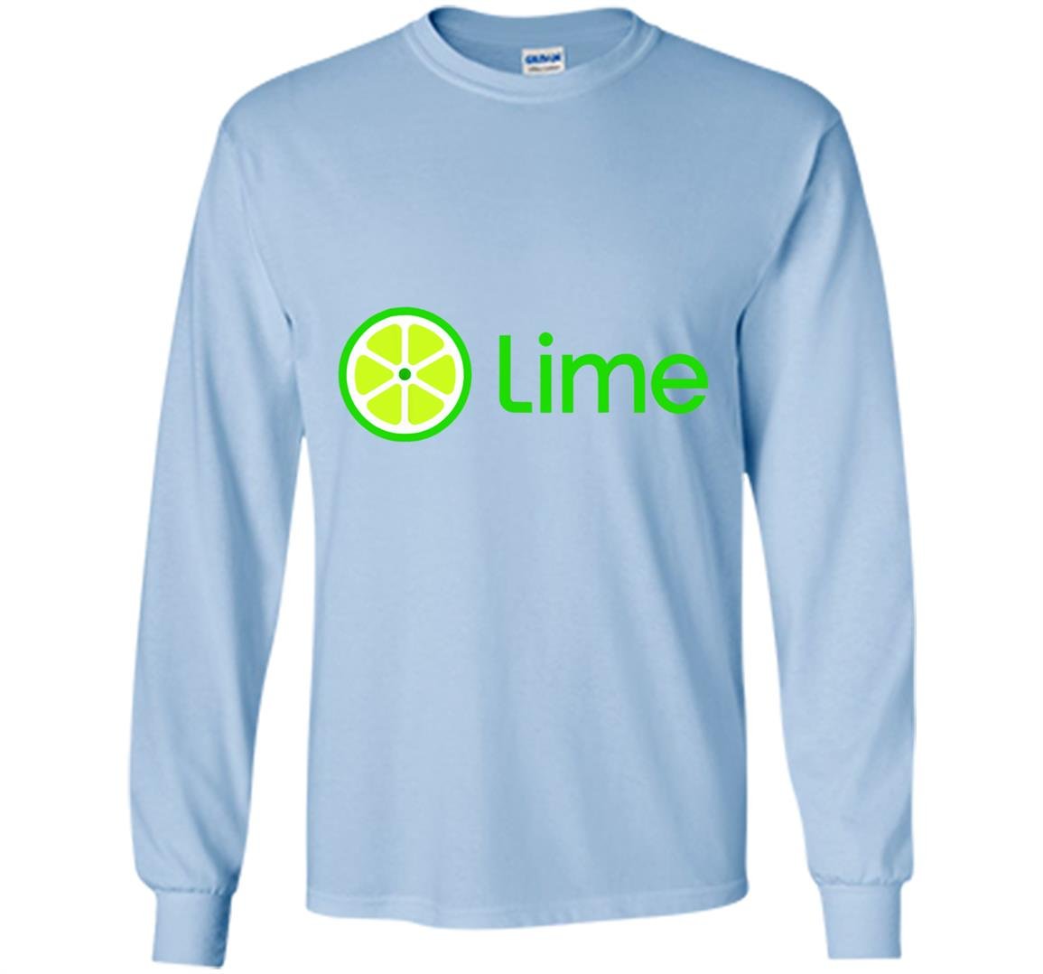 Lime logo lime bike lime scooters Long Sleeve