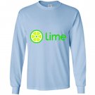 Lime logo lime bike lime scooters Long Sleeve