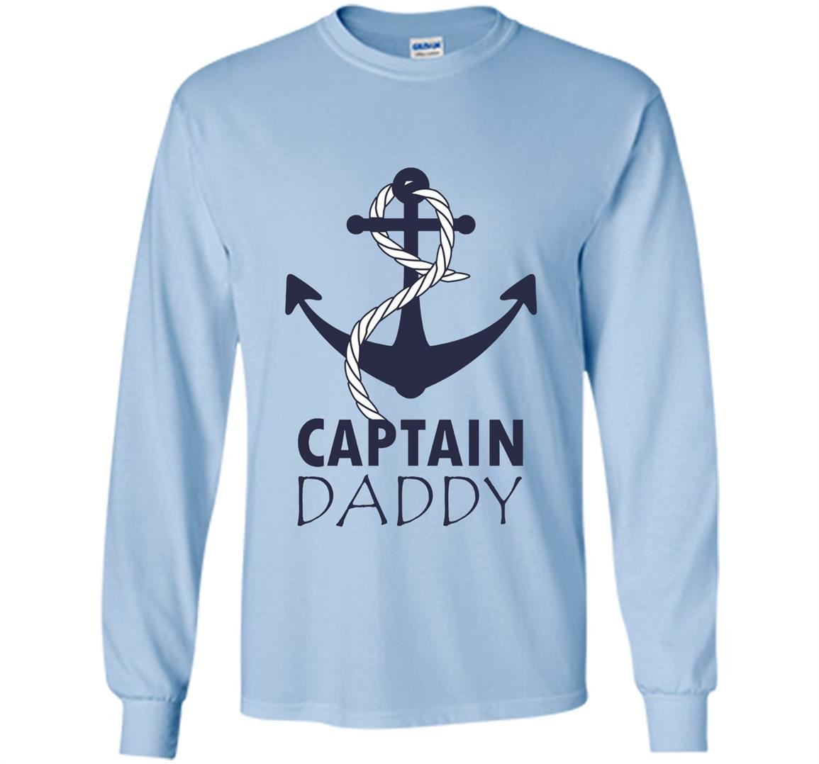 Father and daughter matching captain daddy first mate Long Sleeve