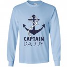 Father and daughter matching captain daddy first mate Long Sleeve