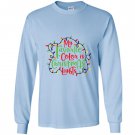 My favorite color is christmas lights christmas Long Sleeve