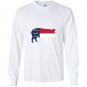 North carolina bbq pig state flag Long Sleeve