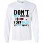 Nurse funny i get paid to stab people phlebotomist Long Sleeve