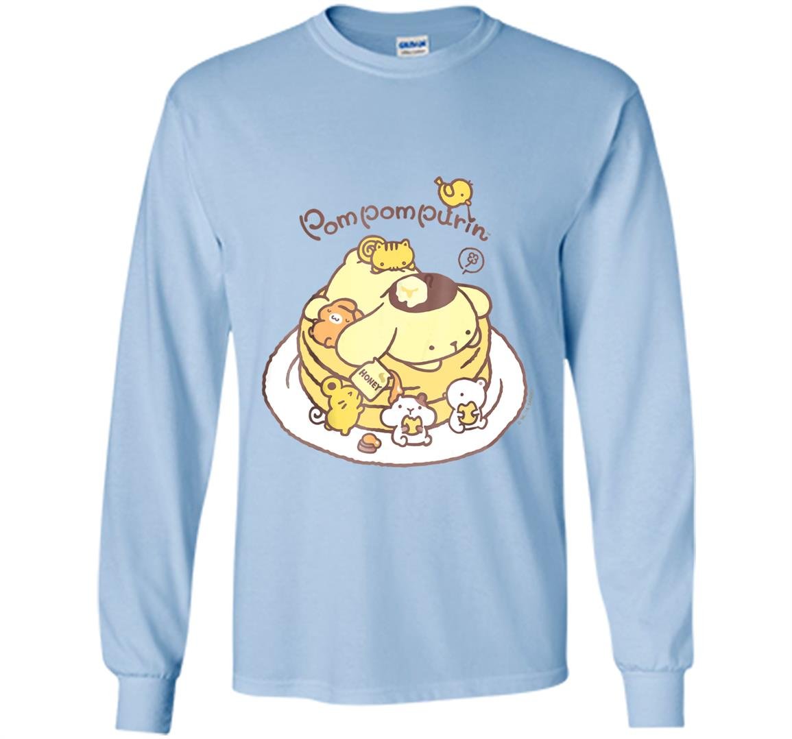 Pom pom purin pancake friends Long Sleeve