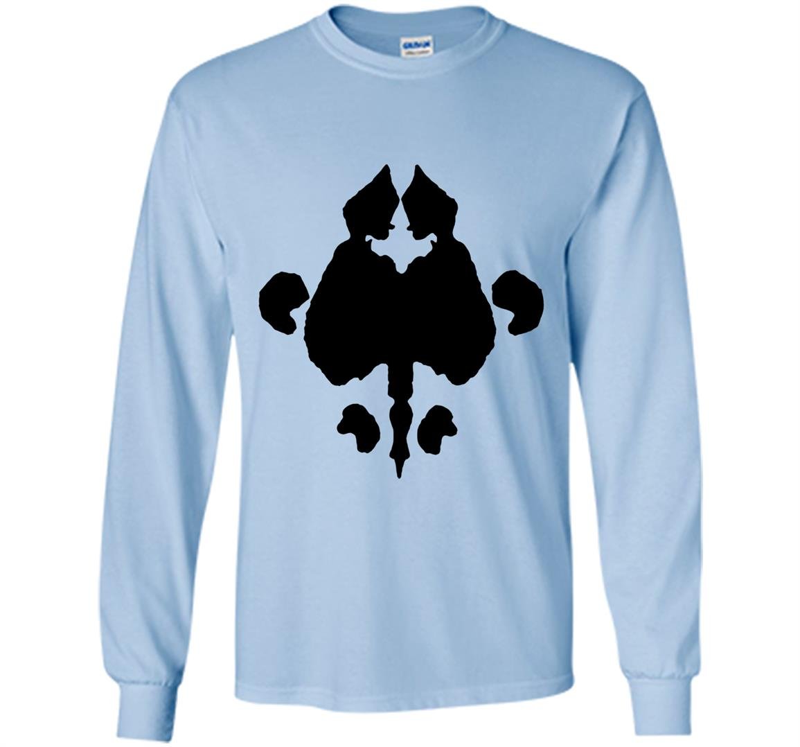 Rorschach test inkblot psychology ink graphic Long Sleeve