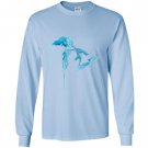 State of michigan watercolor mitten great lakes Long Sleeve