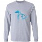 State of michigan watercolor mitten great lakes Long Sleeve