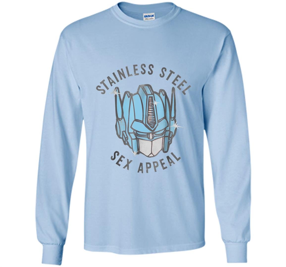 Transformers optimus prime stainless steel sex appeal Long Sleeve