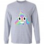 Unicorn poop emoji holo graphic Long Sleeve
