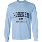 Vintage hoboken college style nj us Long Sleeve