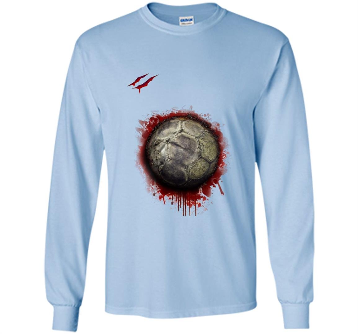 Zombie soccer player halloween 2017 Long Sleeve