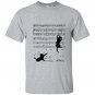 2h note music black cat T-shirt