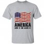 America love it or leave it patriotic american flag T-shirt