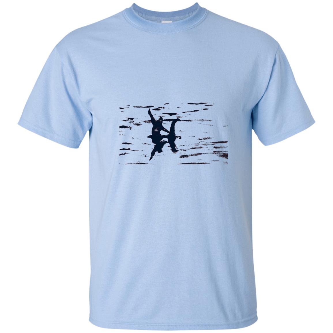 Bigfoot riding the loch ness monster sasquatch T-shirt