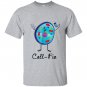 Cell fie funny science teacher selfie pun T-shirt