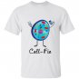 Cell fie funny science teacher selfie pun T-shirt