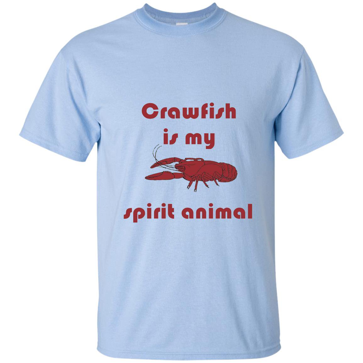 Crawfish is my spirit animal funny louisiana cajun T-shirt