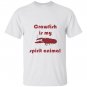Crawfish is my spirit animal funny louisiana cajun T-shirt