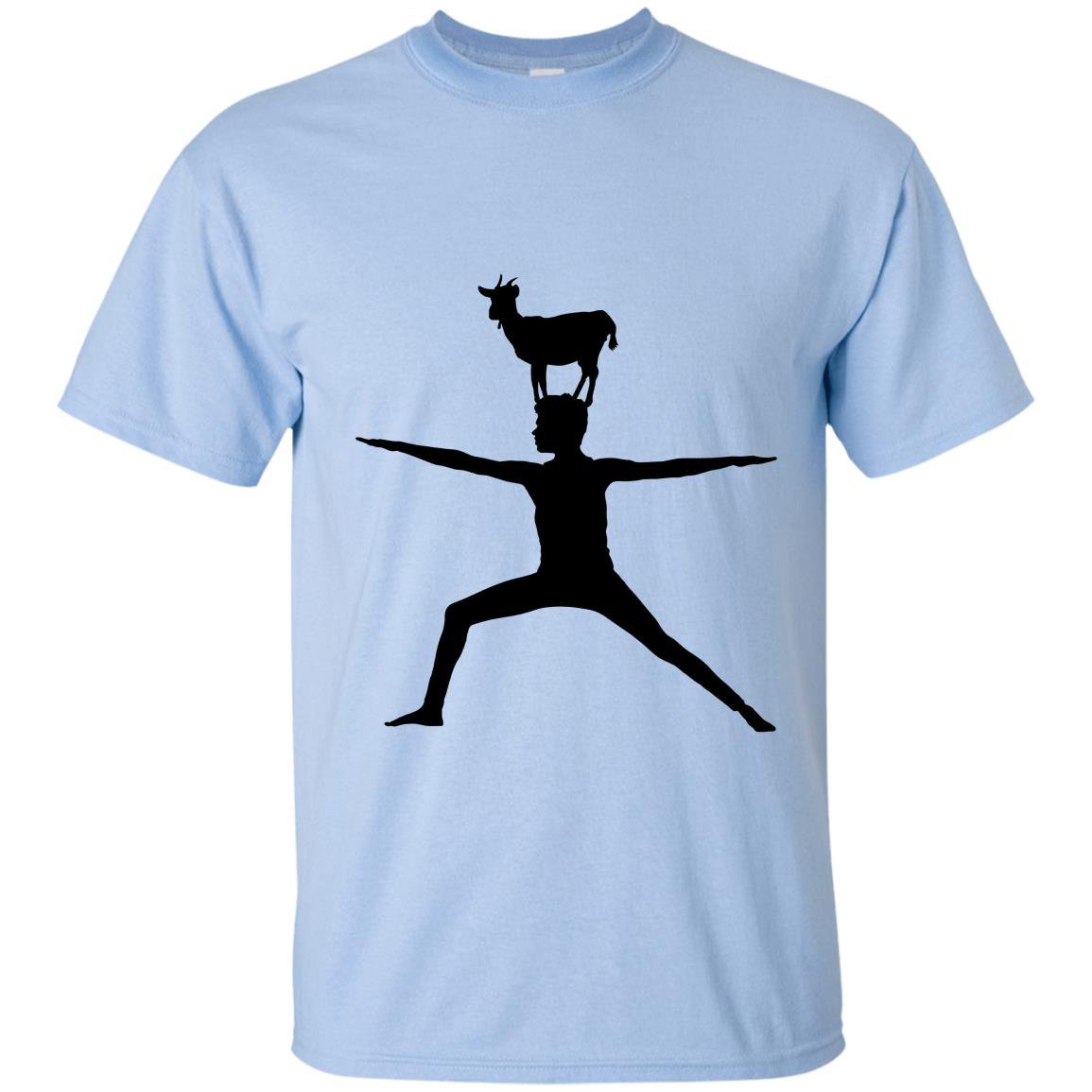 Cute goat doing yoga farm yoga pose T-shirt