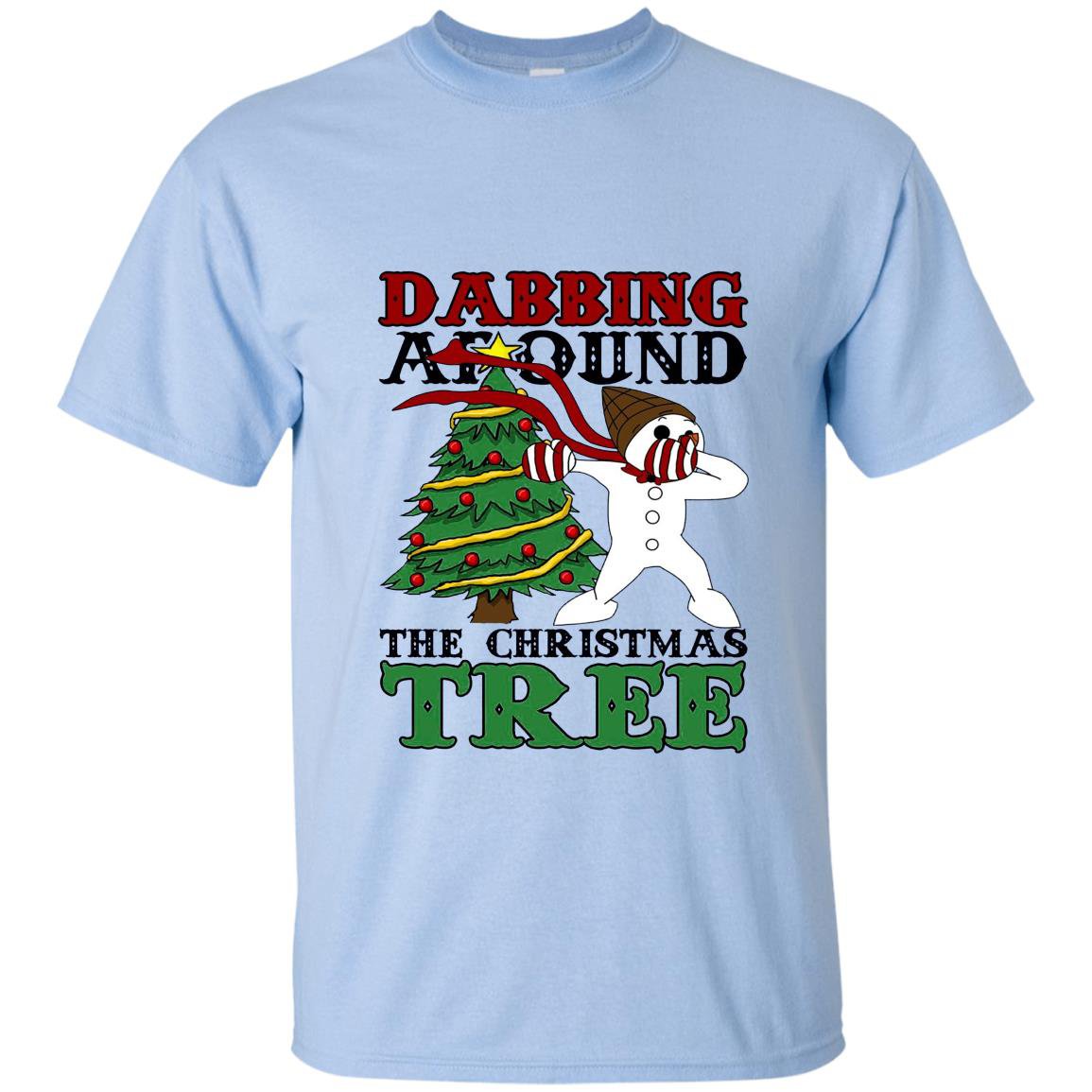 Dabbing around the christmas tree mr bingle T-shirt