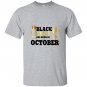 Diva queens october birthday gift melanin T-shirt