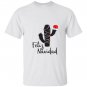 Feliz navidad cactus christmas pajamas family lights T-shirt