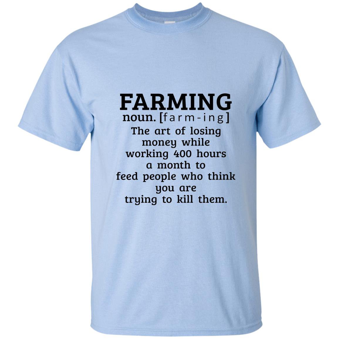 Funny farming gift farmer the art of losing money T-shirt