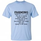 Funny farming gift farmer the art of losing money T-shirt