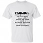 Funny farming gift farmer the art of losing money T-shirt