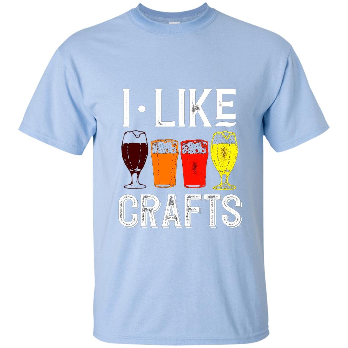 I like crafts funny vintage brewer craft beer lover T-shirt