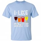 I like crafts funny vintage brewer craft beer lover T-shirt